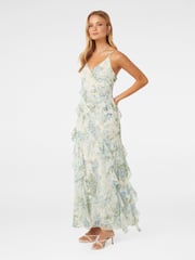 Forever New White Poppy Ruffle Gown - Image 3 of 4