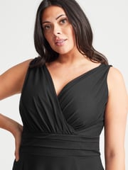 Scarlett & Jo Black Nancy Marilyn Mesh Maxi Dress - Image 4 of 4