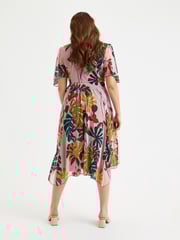 Scarlett & Jo Pink Multi Tropical Julie Hanky Hem Dress - Image 5 of 5