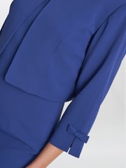 Gina Bacconi Blue Corinne Crepe Dress And Jacket - Image 5 of 6