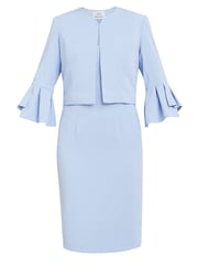 Gina Bacconi Blue Melissa Crepe Dress - Image 8 of 8