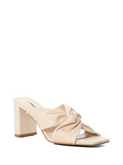 Dune London Cream Maizing Soft Twist Mules - Image 3 of 6