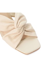 Dune London Cream Maizing Soft Twist Mules - Image 6 of 6