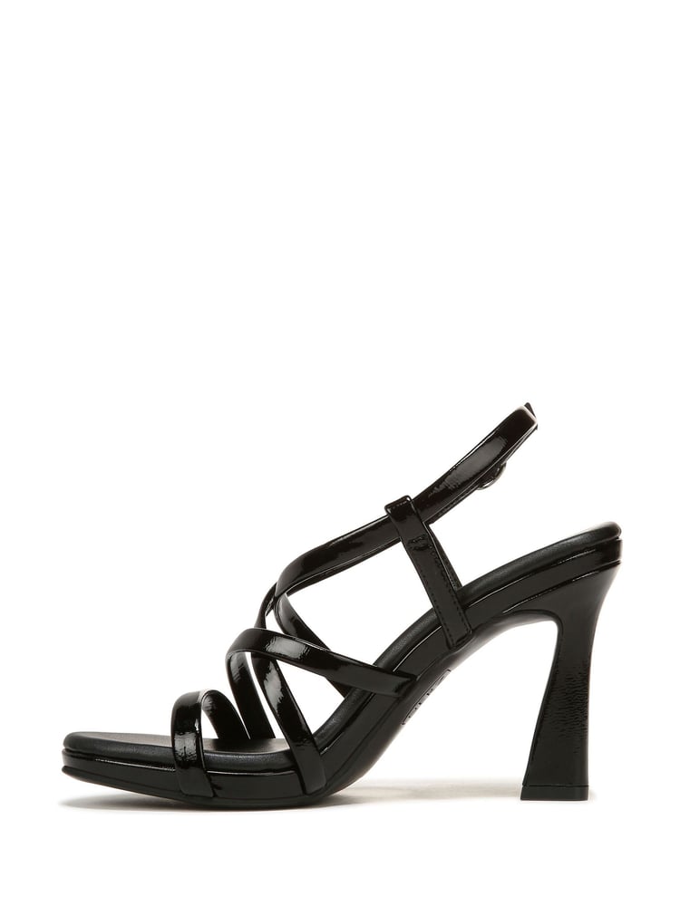 Naturalizer Luisa Patent Leather Strappy Black Sandals - Image 2 of 6