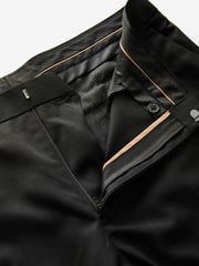Black Tuxedo Trousers With Gold Tape Detail - Image 7 of 8