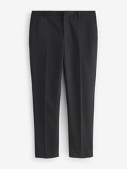 Black Tuxedo Trousers With Velvet Tape Detail - Image 6 of 9