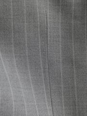 Grey Tailored Fit Wool Blend Stripe Jacket - Image 6 of 9