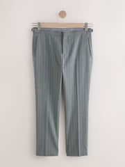 Grey Tailored Fit Wool Blend Stripe Trousers - Image 5 of 9