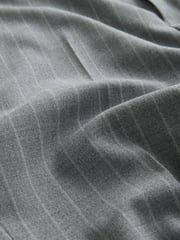 Grey Tailored Fit Wool Blend Stripe Trousers - Image 7 of 9