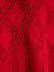 River Island Red Crochet Tie Back Top - Image 6 of 6