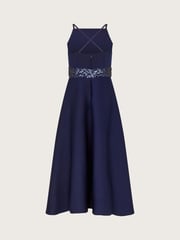 Monsoon Blue Sequin Scuba Prom Dress - Image 3 of 4
