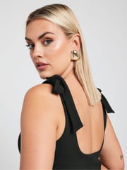 Yours Curve Black Limited Collection Midaxi Dress - Image 4 of 6