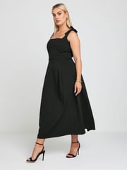 Yours Curve Black Limited Collection Midaxi Dress - Image 5 of 6