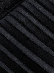 Black Velvet Mini Kilt Skirt - Image 3 of 3