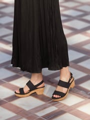 Pavers Black Pavers Platform Sandals - Image 1 of 6