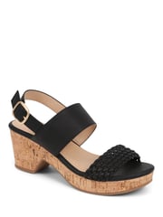 Pavers Black Pavers Platform Sandals - Image 3 of 6