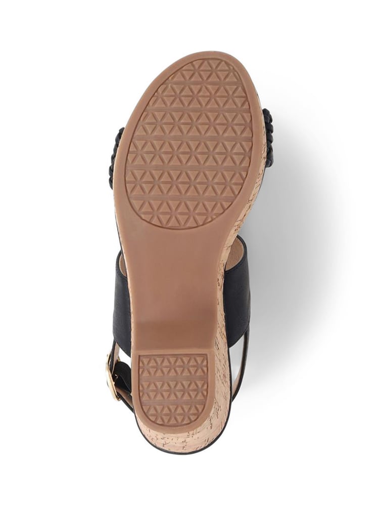 Pavers Black Pavers Platform Sandals - Image 6 of 6