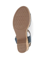 Pavers Navy Pavers Strappy Heeled Sandals - Image 5 of 5