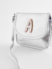 Silver Inital Metallic Bag - Image 3 of 5
