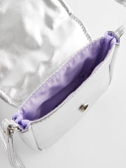 Silver Inital Metallic Bag - Image 5 of 5