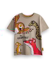 Vanilla Underground Brown Boys Gruffalo 100% Cotton T-Shirts 2 Pack - Image 2 of 6