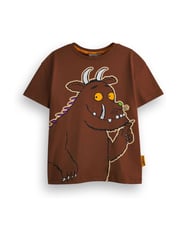 Vanilla Underground Brown Boys Gruffalo 100% Cotton T-Shirts 2 Pack - Image 4 of 6