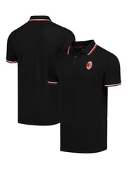 Fanatics – AC Mailand Core – schwarzes Polo-Shirt - Bild 1 von 3