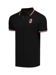 Fanatics – AC Mailand Core – schwarzes Polo-Shirt - Bild 3 von 3