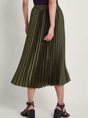Monsoon Green Evelyn Pleated Skirt - Image 4 of 4