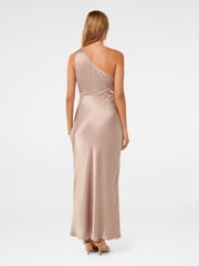 Forever New Nude Emily Petite One Shoulder Maxi Dress - Image 4 of 4