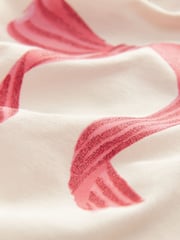 Ecru Christmas Short Sleeve 100% Cotton T-Shirt - Image 6 of 6