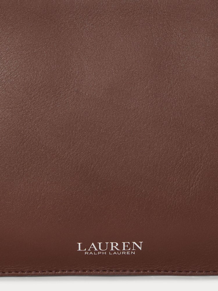 Lauren Ralph Lauren Medium Leather Landyn Cross-Body Bag - Image 6 of 6