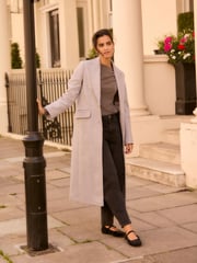 Grey Revere Collar Coat - Image 1 of 7