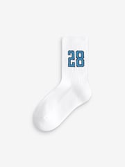 Varsity Tiger Cushioned Footbed Cotton Rich Ribbed Socks 3 Pack - Image 2 of 4
