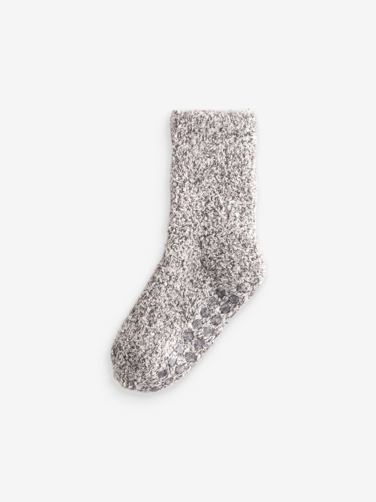 Grey Cosy Socks 2 Pack - Image 2 of 2