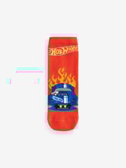 Red/Black/Blue Hot Wheels Cotton Rich License Socks 3 Pack - Image 3 of 4