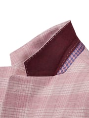 Skopes Light Coral Pink Tailored Fit Montalvo Check Jacket - Image 5 of 6