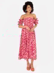 Lovedrobe Split Leg Bardot Midaxi Dress - Image 3 of 4