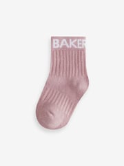 Baker by Ted Baker Branded Socks 5 Pack - Image 5 of 8