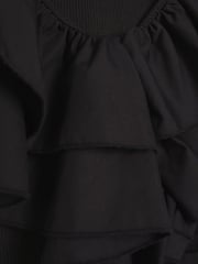 River Island Black Frill Wrap Bodies - Image 4 of 4