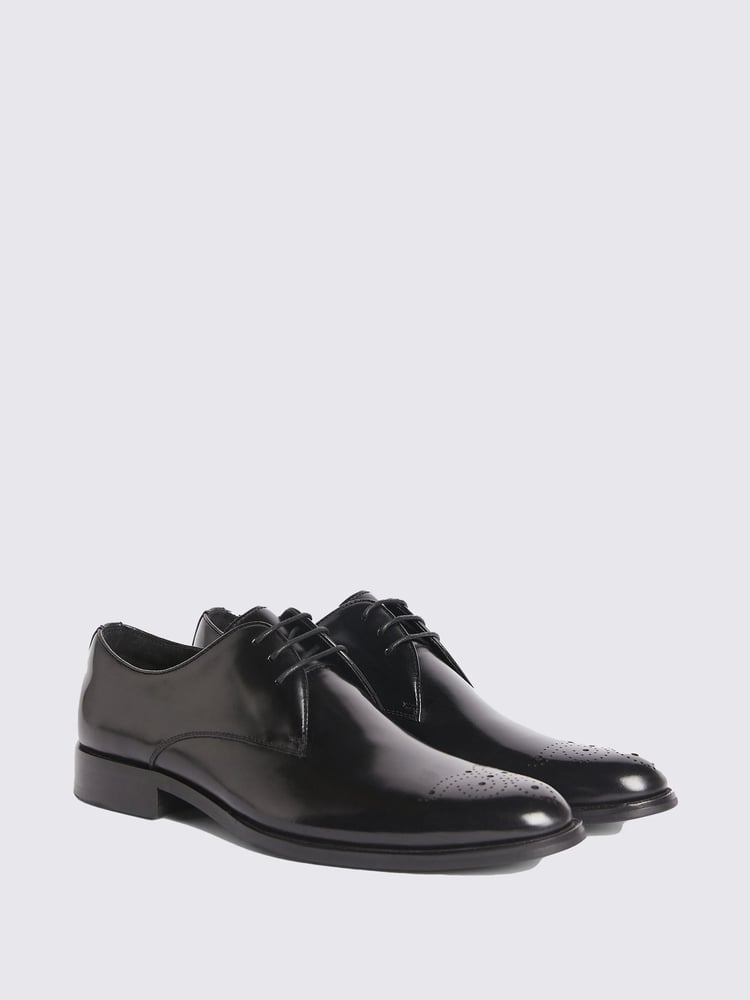 MOSS Black Romsey Brogues - Image 1 of 5