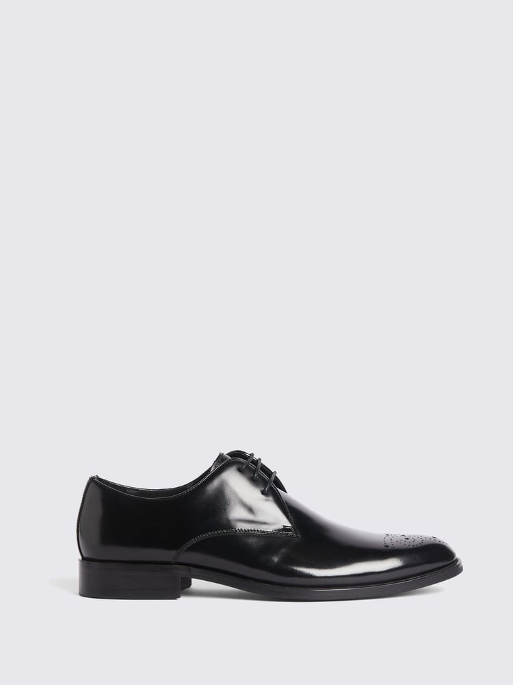 MOSS Black Romsey Brogues - Image 2 of 5