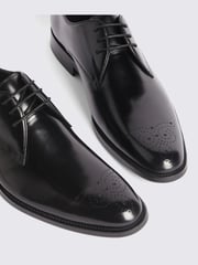 MOSS Black Romsey Brogues - Image 4 of 5