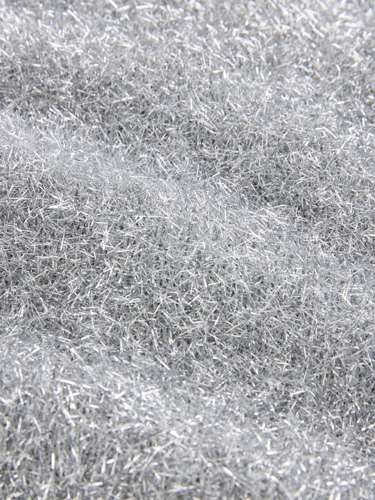 Silver Sparkle Tinsel Knitted Cardigan - Image 8 of 8