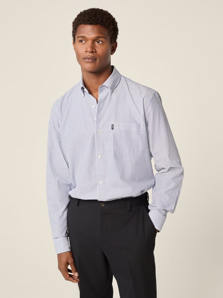Blue Bengal Regular Fit Easy Iron Button Down Oxford Shirt - Image 2 of 8