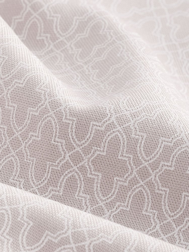 Neutral Tile Print Regular Fit Easy Care Oxford Shirt - Image 7 of 7