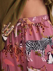 Green Giraffe 100% Cotton Short Sleeve Pyjamas - Image 7 of 7