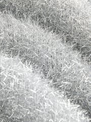 Silver Sparkle Tinsel Short Sleeve Knitted T-Shirt Jumper - Image 9 of 9
