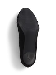 Pavers Black Wide Fit Block Heeled Court Shoes - Image 5 of 5
