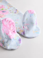 Pink Floral Baby 100% Cotton Sleepsuits 3 Pack (0mths-2yrs) - Image 10 of 11